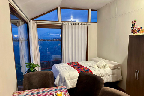 Experience tour in the Uros Islands with overnight stay in a floating lodge 2 Days 2-Day Experiential Tour of the Uros Islands with Overnight Stay in a Floating Lodge