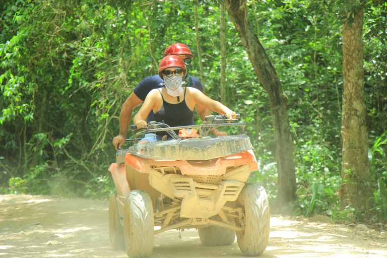 Abenteuer ATV, Zipline und Cenote Tour in Puerto Morelos