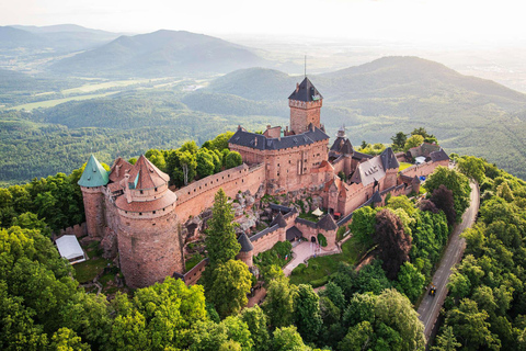 Basel: Private Alsace Day Trip with Hohkönigsburg Castle Alsace Bus Travel 10 pax