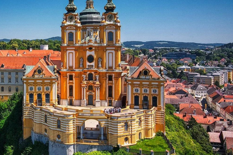 From Vienna: Hallstatt, Salzburg & Melk Day Trip VIP Mercedes E class - up to 3 people all inclusive