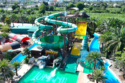 Pattaya: Columbia Pictures Aquaverse Ticket + Activities TICKET + BUMPER CAR + GO-KART + SURFING + MINI GOLF