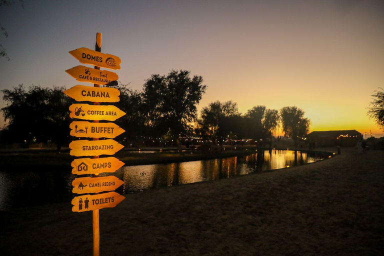 迪拜：Al Marmoom 的除夕庆祝活动和烧烤晚餐迪拜：在阿尔马穆姆庆祝除夕夜和烧烤晚餐