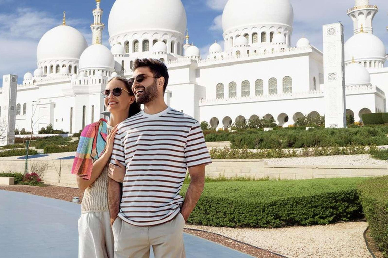 Dubai: Sheikh Zayed-moskee &amp; SeaWorld-toegang met transferDubai: Sheikh Zayed-moskee en SeaWorld, inclusief vervoer