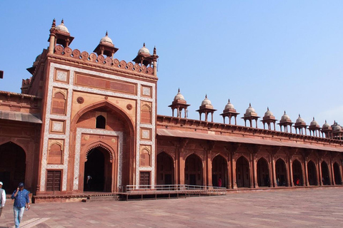 Agra : Visite privée avec Taj Mahal Agra Fort & Fatehpur SikriAgra : Visite privée du Taj Mahal au lever du soleil et Fatehpur Sikri