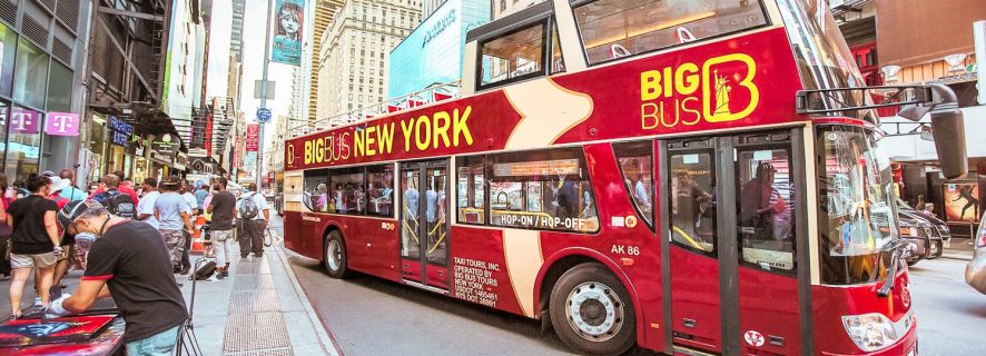 New York: Big Bus hop-on hop-off -kiertoajelu