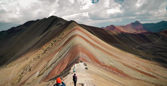 From Cusco: Rainbow Mountain Guided Hike with Meals