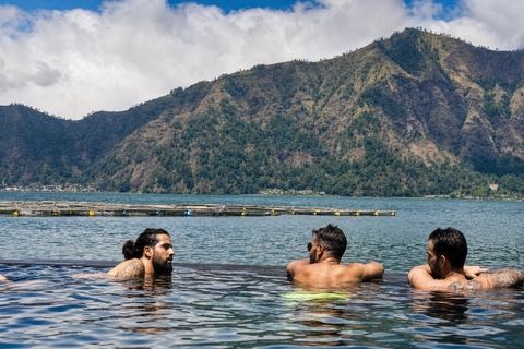 Bali: Mount Batur Shared Sunrise Jeep & Natural Hot Springs Sunrise Jeep Tour & Hot Spring with Round Transfers