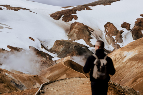 Vanuit Reykjavík: dagtrip naar Hveradalir, Geysir en Gullfoss