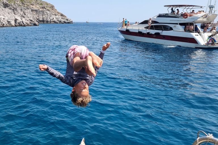 Rhodes Private Luxury Day Cruise Lunch, Coctails, Champagne