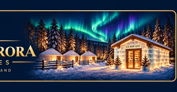 Levi: Arctic Village Evening Pass with Transfers