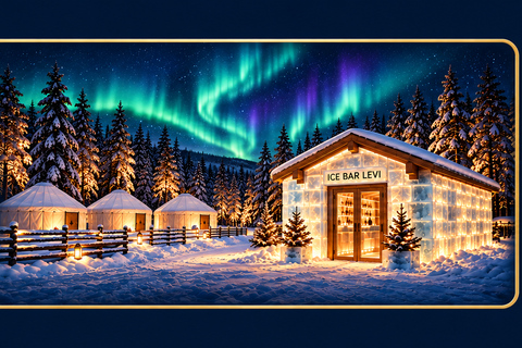 Levi: Arctic Village Evening Pass with Transfers