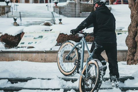 Québec City: Guided Fat Bike Tour with Hot Chocolate