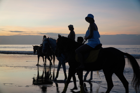 Bali : Randonnée à cheval sur la plage de BaliEquitation Plage 30 minutes Pas de transport