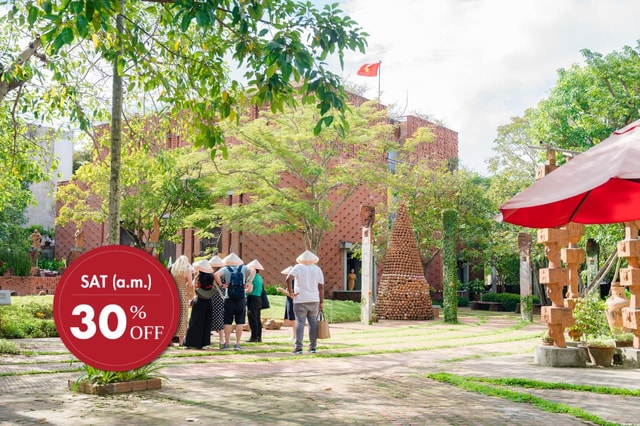 From Hoi An: Thu Bon River Boat Tour with Lantern Making