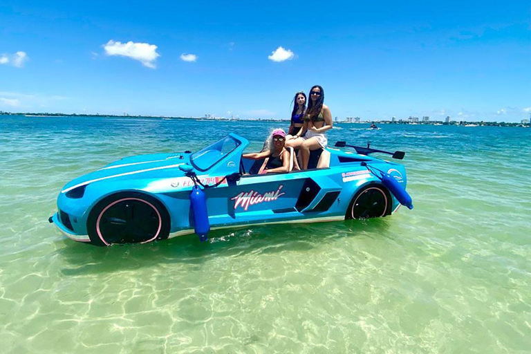 Adrenalina em Miami: Experiência particular única com JetCar1 adulto sem taxas de gás e de marina