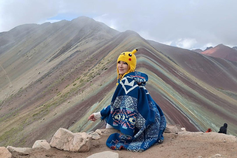Från Cusco: Färgernas berg och den röda dalen på ATVfrån cusco:Red valley + vinikunka mountain/double seat atv/