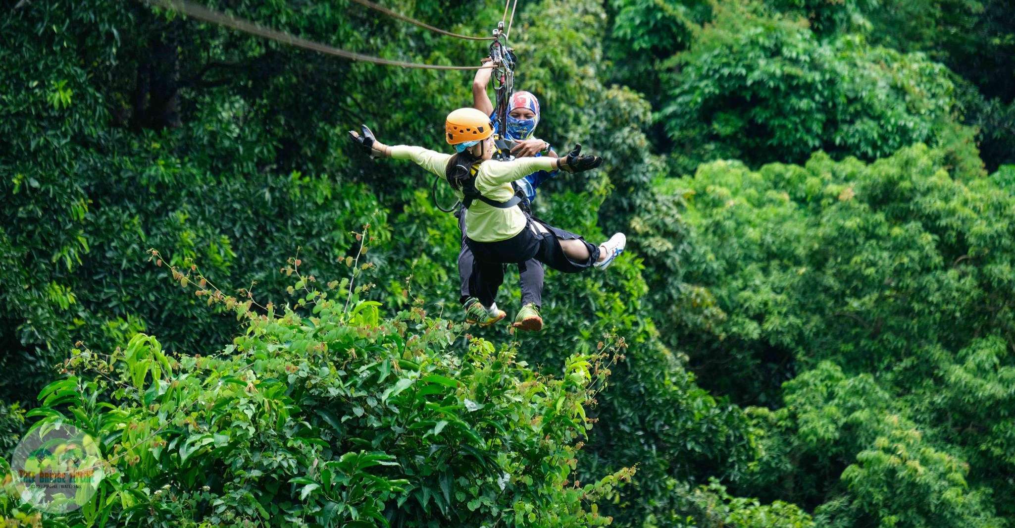 Von Koh Samui, Tree Bridge Zipline und Café Experience - Hizvo