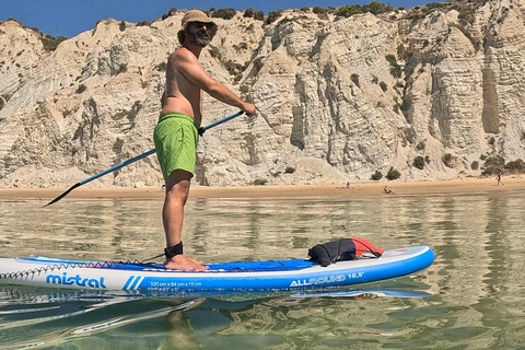 SCALA DEI TURCHI: Rent a KAYAK or Stand Up Paddle for 1 hour [+Snorkeling Kit] SCALA DEI TURCHI 1-hour STAND-UP PADDLEBOARD rental for 1 person