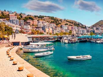 Tirana/Durres/Golem: Saranda, Ksamil & Blue Eye Day Trip