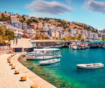 Tirana/Durres/Golem: Saranda, Ksamil & Blue Eye Day Trip