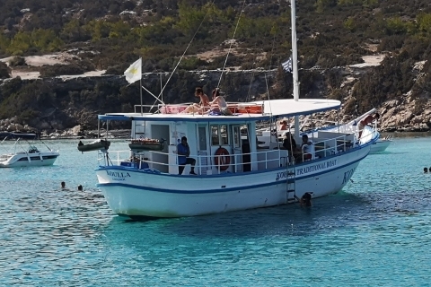 Wycieczka do Błękitnej Laguny Latchi Akamas z PafosBłękitna Laguna, transfer powrotny + łódź