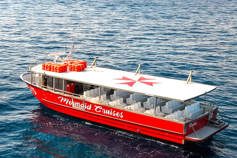 From Bugibba: Comino and Gozo Cruise with Swim Stops