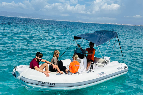 El Arenal: Private Mallorca Boat Rental (No License Needed)2-Hour Boat Rental