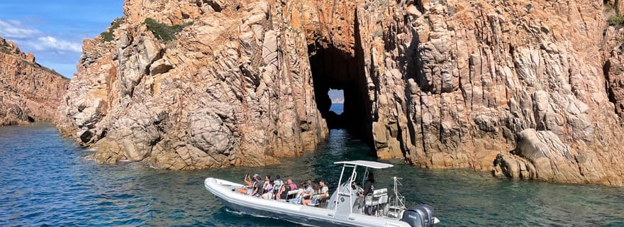Croisière Calanques de Piana - Baignade bateau 12 places