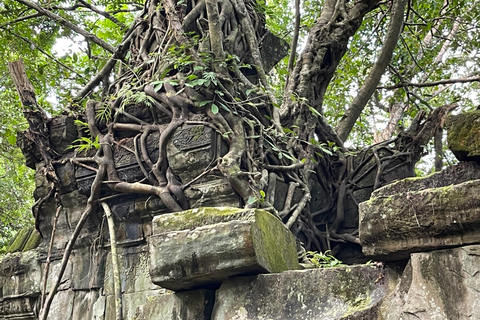 Beng Mealea Banteay Srei and Phnom Kulen Waterfall Day Tour Small-Group Tour