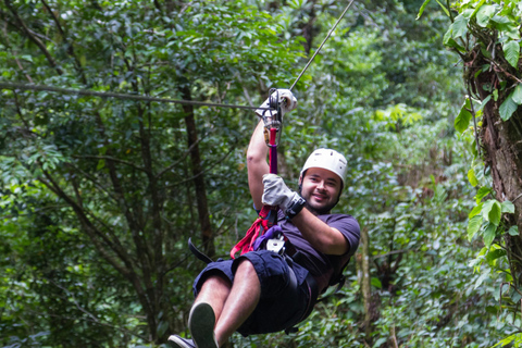 Pai: Dschungel-Ziplining-Abenteuer mit 16 PlattformenPrivate Tour mit Hoteltransfers