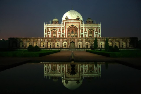 Delhi: Private Evening Tour Of Iconic Sights & Lights Delhi: Evening Tour With Car+Guide+Tickets+Dinner