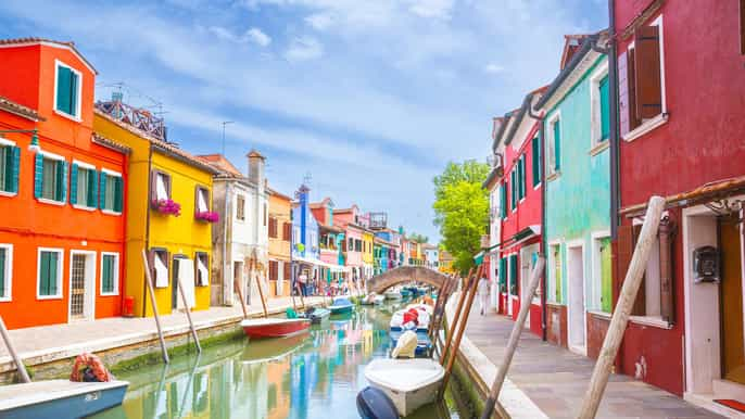 Excursión en barco: Panorámica de las Islas de Murano, Torcello y Burano