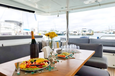 All inclusive dag charter op de luxe catamaran AMURAgroep van 6 tot 20
