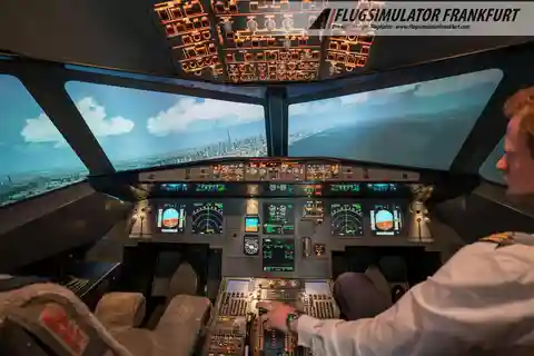 Simulador de voo do Airbus A320 Aeroporto de Frankfurt