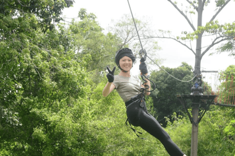 Pattaya: Zipline-Abenteuer mit 25 Plattformen und KinderoptionKurs für Erwachsene