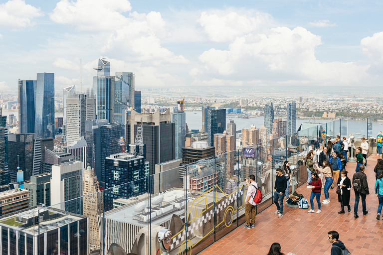 NYC: Biglietto per il ponte di osservazione Top of the RockBiglietto VIP con ingresso programmato e The Beam Experience