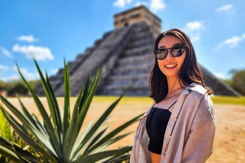 Cancun: Chichen Itza, Cenote &amp; Valladolid Tour with LunchPrivate Tour with Hotel Pickup