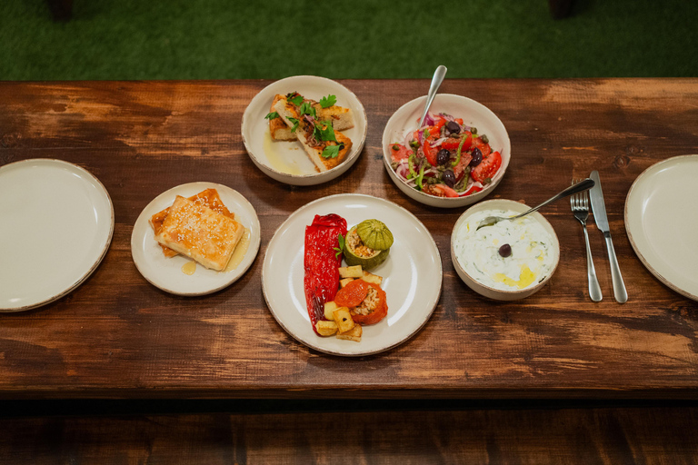 Cooking Class & Dinner at a Roof Garden in Athens