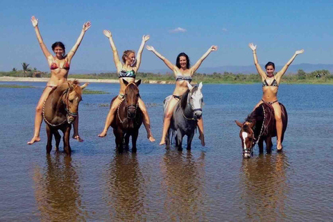 From Huatulco: Beach Horseback Riding Experience Regular Beach Horseback Riding Tour (2 hours)