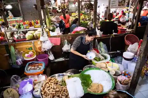 Aventura culinária e cultural matinal em Siem Reap
