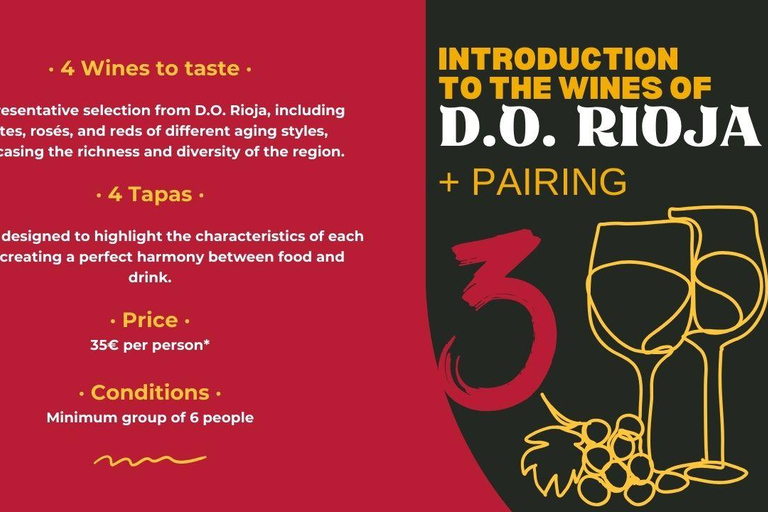 Tasting: "Introduction to Wines of D.O. Rioja" + Pairing