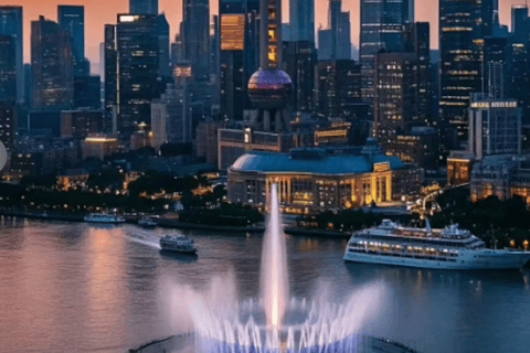 Shanghai Jinling East Road Pier Night Cruise: City Landmarks