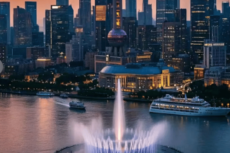 Shanghai Jinling East Road Pier Night Cruise: City Landmarks