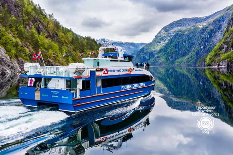 Von Bergen: Die originelle Fjordkreuzfahrt nach Mostraumen. Foto: GetYourGuide Von Bergen: Die originelle Fjordkreuzfahrt nach Mostraumen. Foto: GetYourGuide