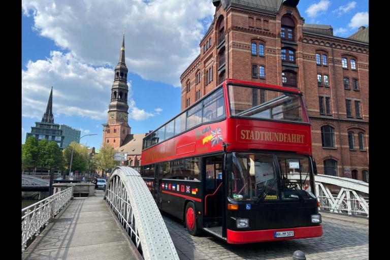 Hamburg: 1 uur durende sightseeingtour per bus met live gids