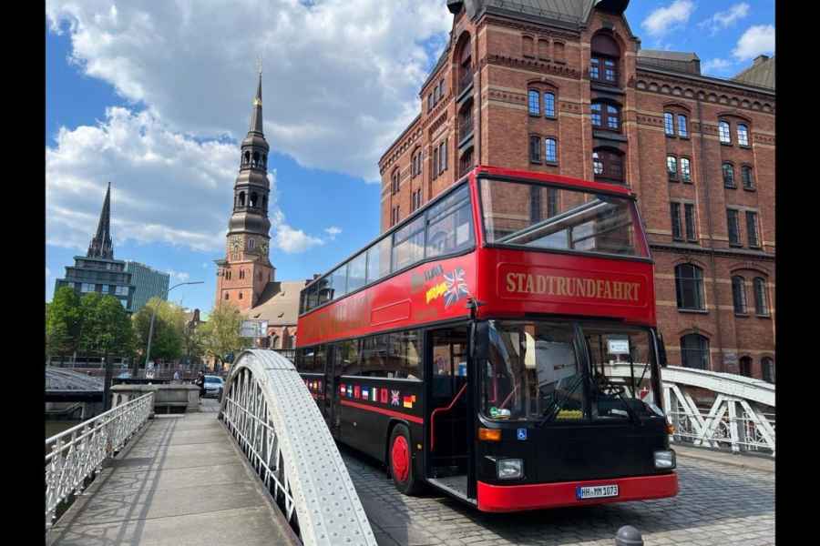 Hamburg: 1-stündige Bustour mit Live-Guide