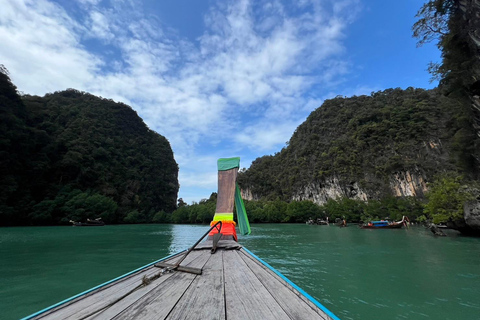 Krabi: Hong Islands Longtail Private Boat Trip & Snorkeling Private Tour Speedboat Option