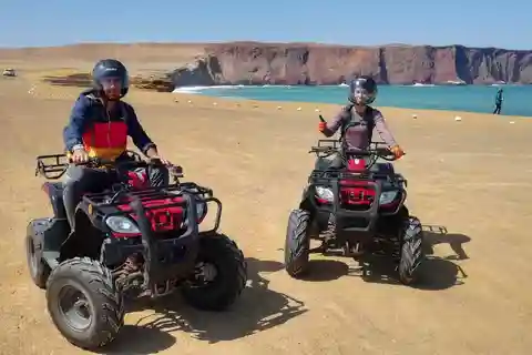 Explora a Ilha Ballestas e a Reserva de Paracas de Quadriciclo
