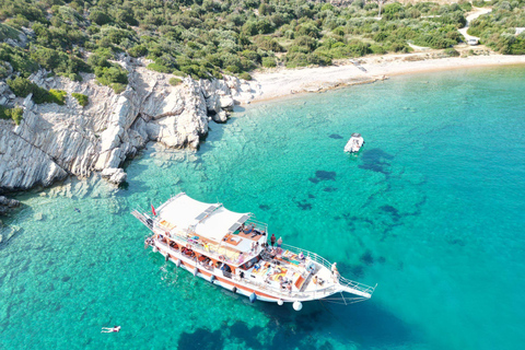 Bodrum: Orak Island and Meteor Bay Boat Tour with Lunch