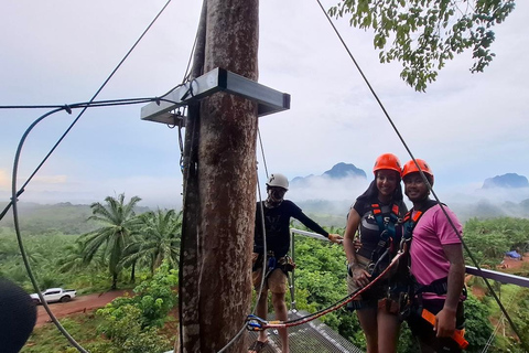 Krabi: ATV Nature Viewpoint & Zipline with Pickup Single rider : 30-Min ATV + Zipline Adventure